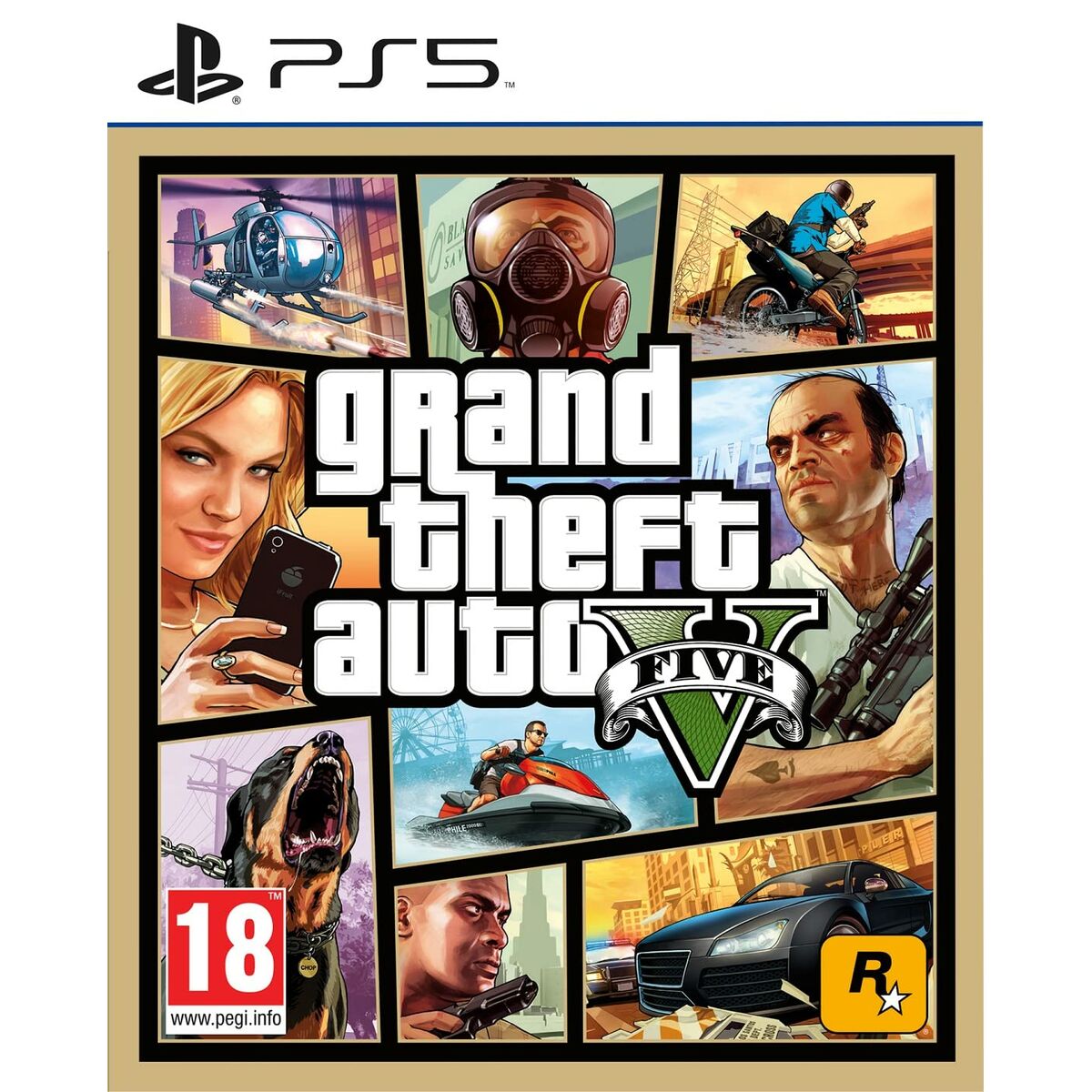 PlayStation 5 vaizdo žaidimas Sony GTA V PS5